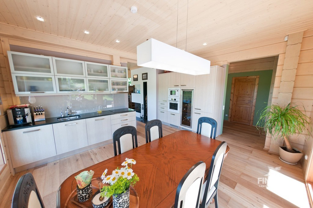 Melia Blockhaus mit Küche und Sitzecke